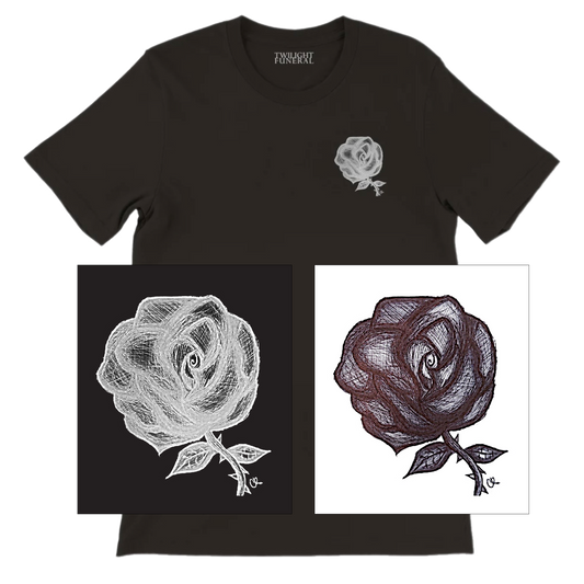 Rose of spirit T-shirt - Twilight Funeral